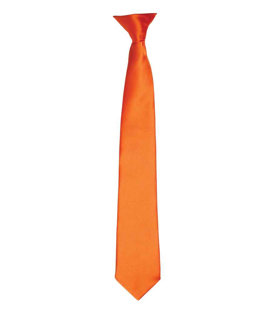 Premier PR755 Colours Satin Clip Tie - COOZO