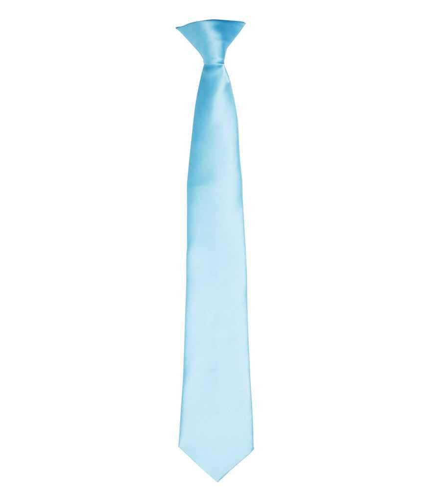 Premier PR755 Colours Satin Clip Tie - COOZO