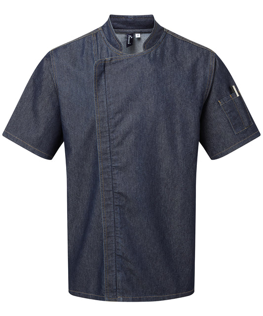 Premier PR906 Chef's zip-close short sleeve jacket - COOZO