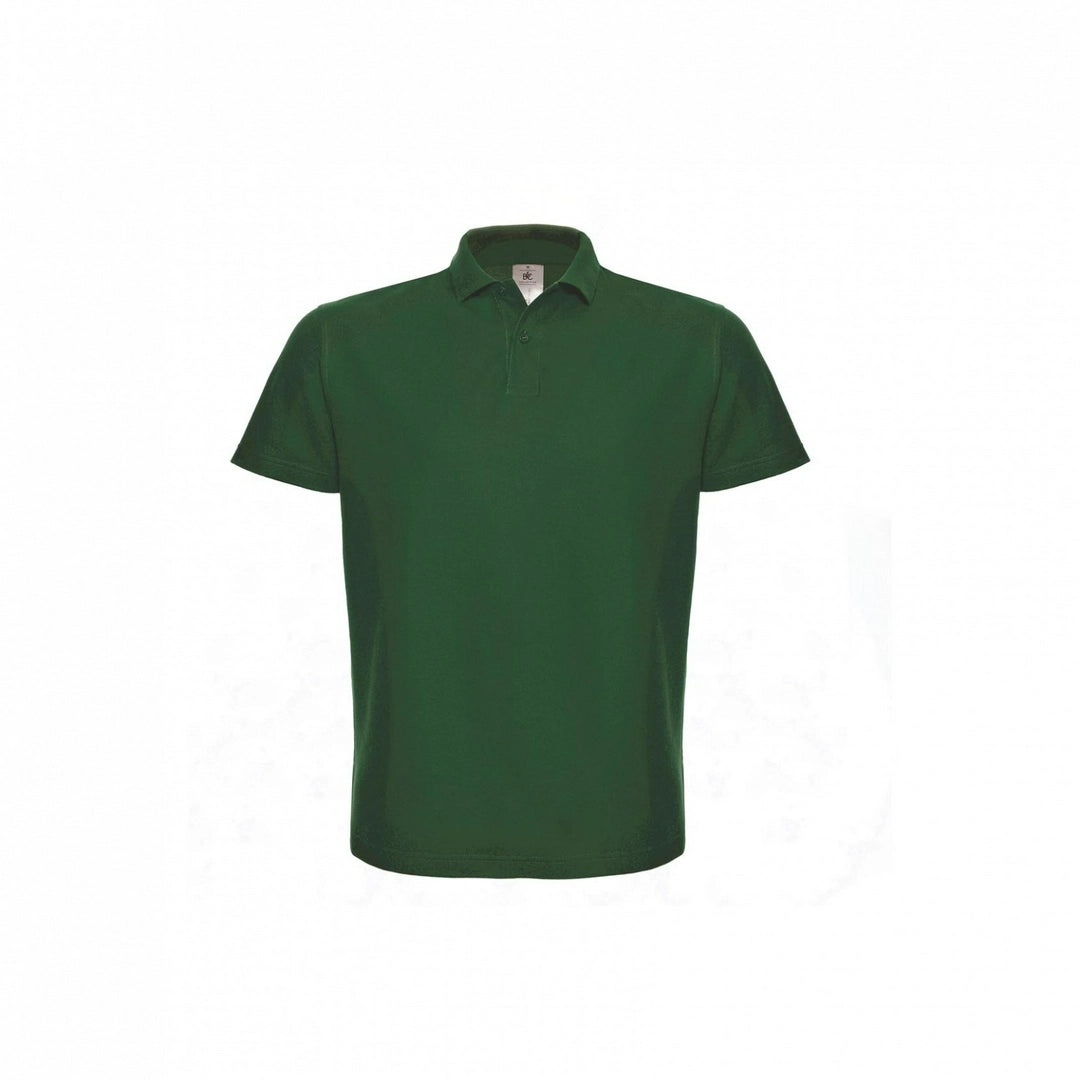 B&C PUI10 ID.001 short-sleeved Polo Shirt 100% cotton 1x1 rib knitted collar Main color - COOZO