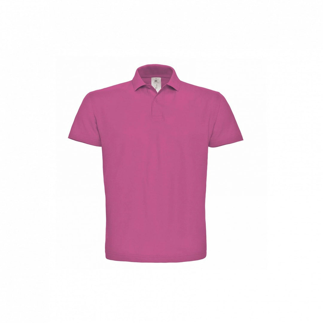 B&C PUI10 ID.001 short-sleeved Polo Shirt 100% cotton 1x1 rib knitted collar Main color - COOZO