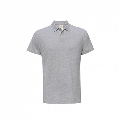 B&C PUI10 ID.001 short-sleeved Polo Shirt 100% cotton 1x1 rib knitted collar Main color - COOZO