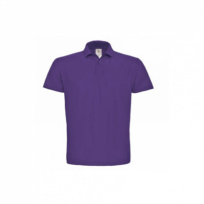 B&C PUI10 ID.001 short-sleeved Polo Shirt 100% cotton 1x1 rib knitted collar Other color - COOZO