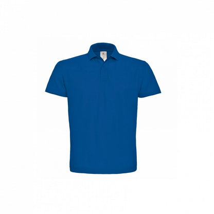 B&C PUI10 ID.001 short-sleeved Polo Shirt 100% cotton 1x1 rib knitted collar Main color - COOZO