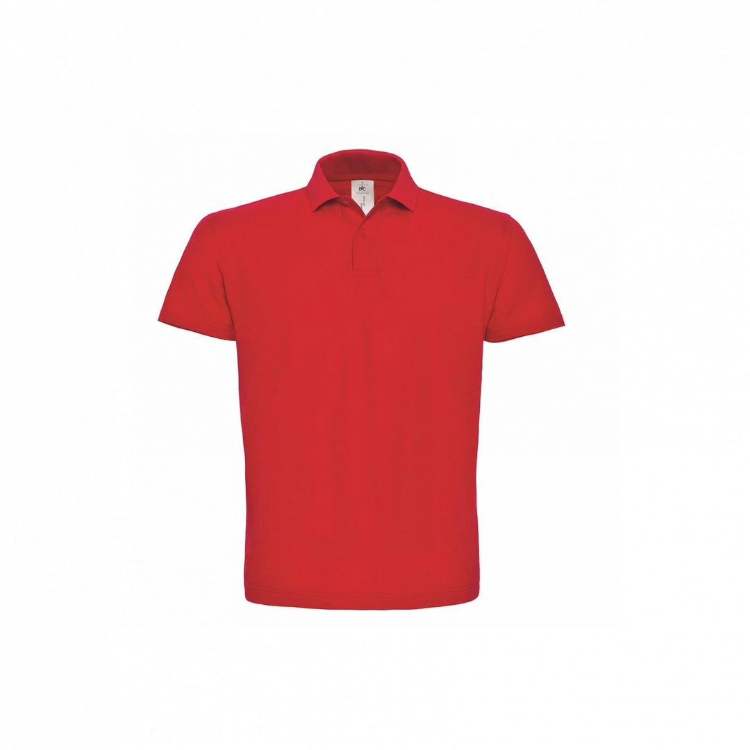 B&C PUI10 ID.001 short-sleeved Polo Shirt 100% cotton 1x1 rib knitted collar Main color - COOZO