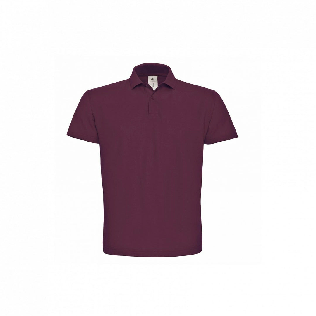B&C PUI10 ID.001 short-sleeved Polo Shirt 100% cotton 1x1 rib knitted collar Other color - COOZO