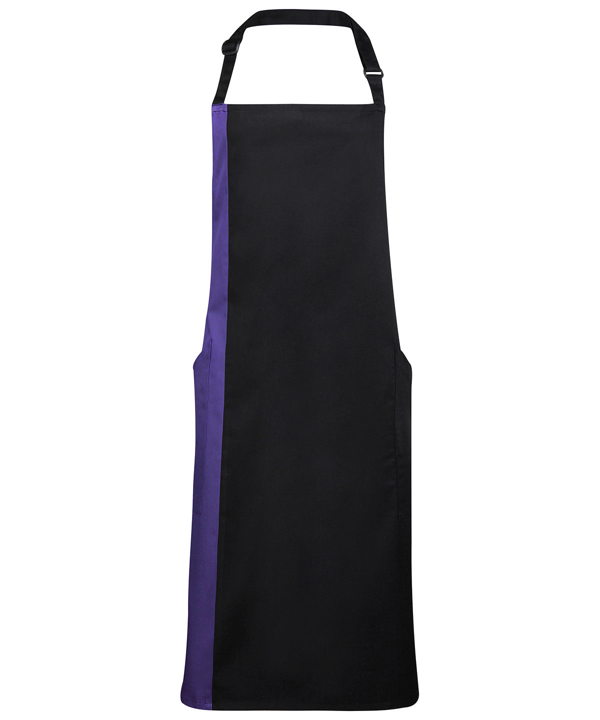 Premier PR162 Contrast Bib Apron - COOZO