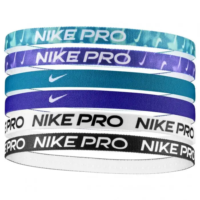 NIKE NKNIKE59 FLEX CLASSIC HEADBAND 6PK PRINTED GREEN/PURPLE - COOZO