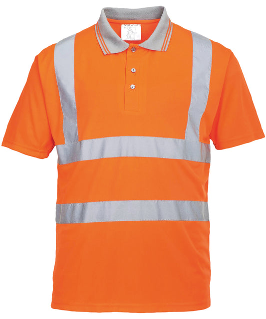 Portwest PW024 Hi-vis polo shirt (S477/RT22) - COOZO
