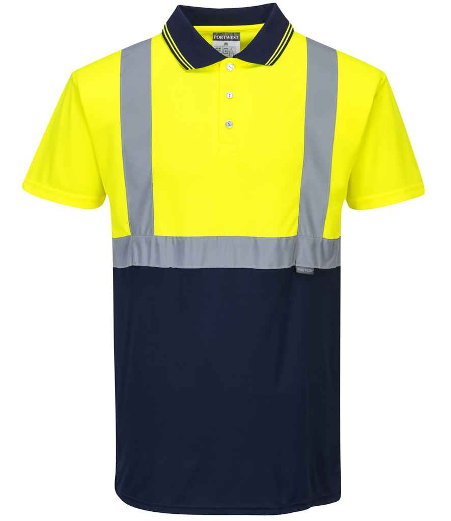 Portwest PW062 Hi-Vis Two Tone Polo Shirt - COOZO