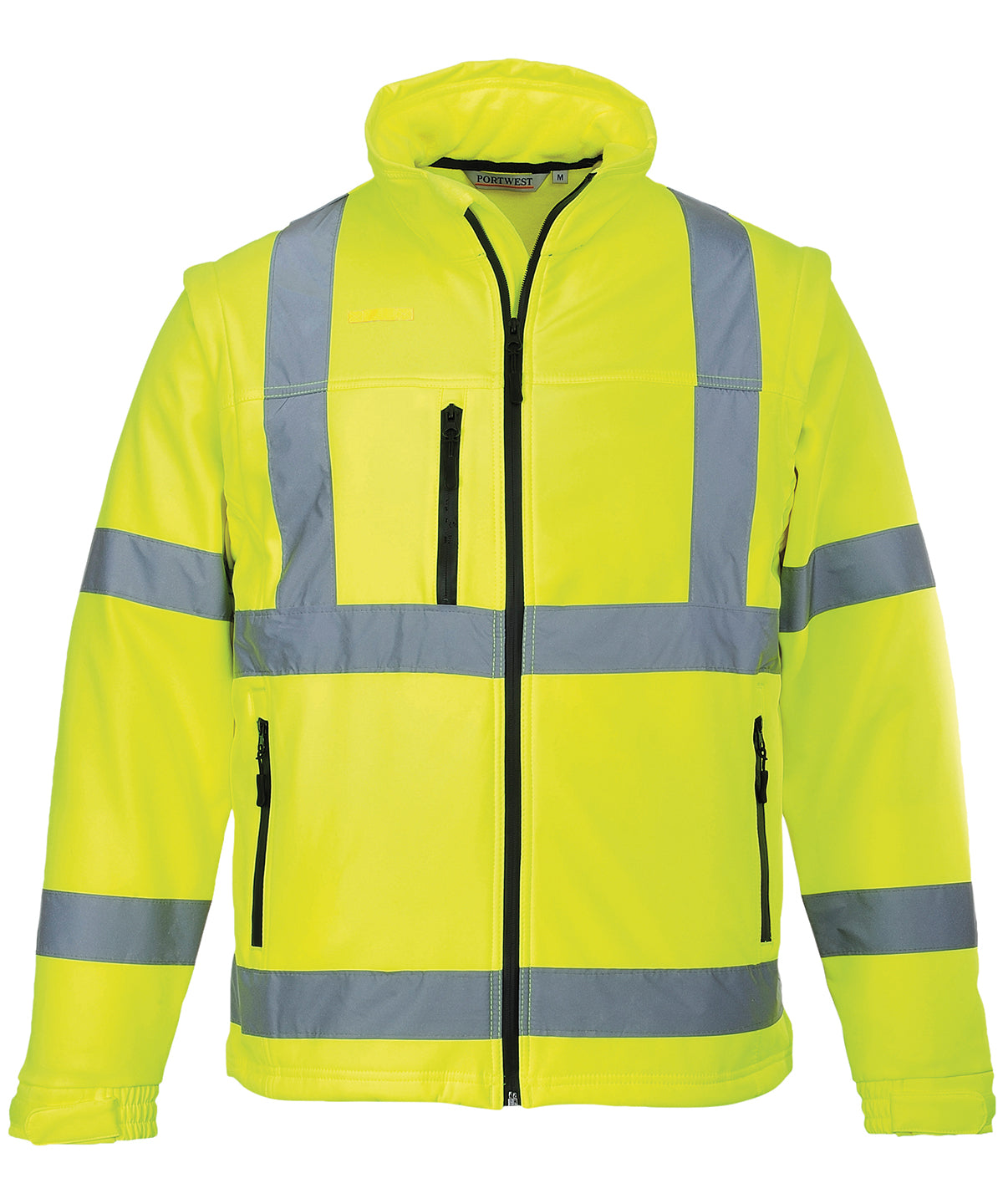 Portwest PW092 Hi-vis softshell jacket (3L) (S428) - COOZO