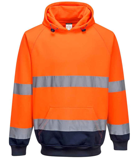 Portwest PW1250 Hi-Vis Two Tone Hooded Sweatshirt - COOZO