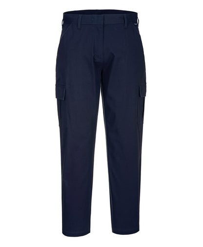 Portwest PW359 Women'S Stretch Cargo Trousers Slim Fit - COOZO