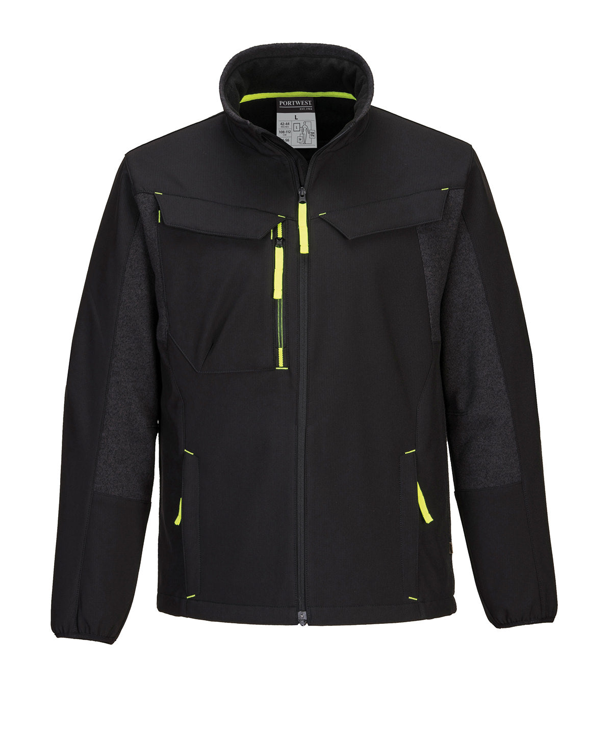 Portwest PW472 Eco Hybrid Softshell Jacket (2L) (T753) - COOZO