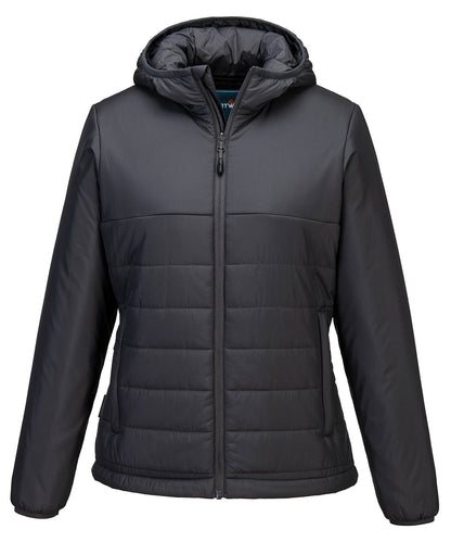 Portwest PW554 Women Professional Hooded Insulated Baffle Jacket