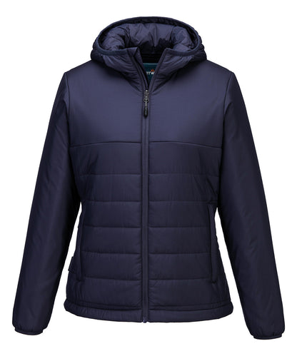 Portwest PW554 Women Professional Hooded Insulated Baffle Jacket