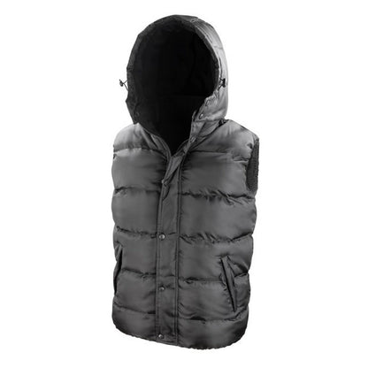 Result R223X Nova Lux Padded Hooded Gilet - COOZO