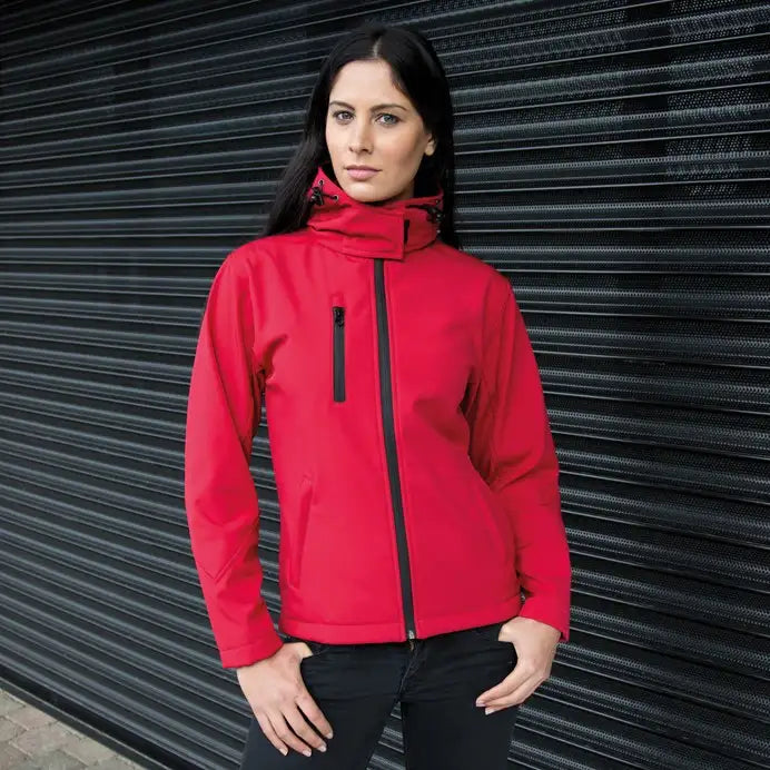 COOZO-Result Women's TX Performance Hooded Softshell Jacket (R230F)