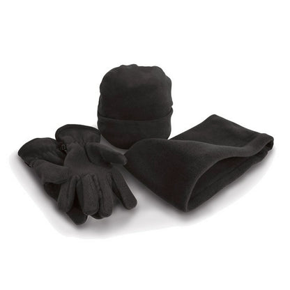 Result Unisex Polartherm™ fleece accessory set/Set comprises of hat, gloves and neckwarmer (R40X) - COOZO