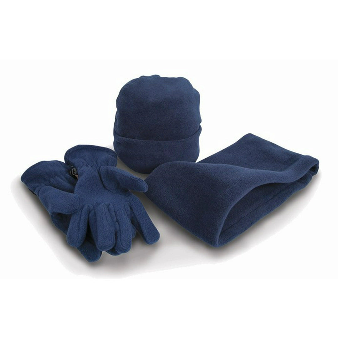 Result Unisex Polartherm™ fleece accessory set/Set comprises of hat, gloves and neckwarmer (R40X) - COOZO