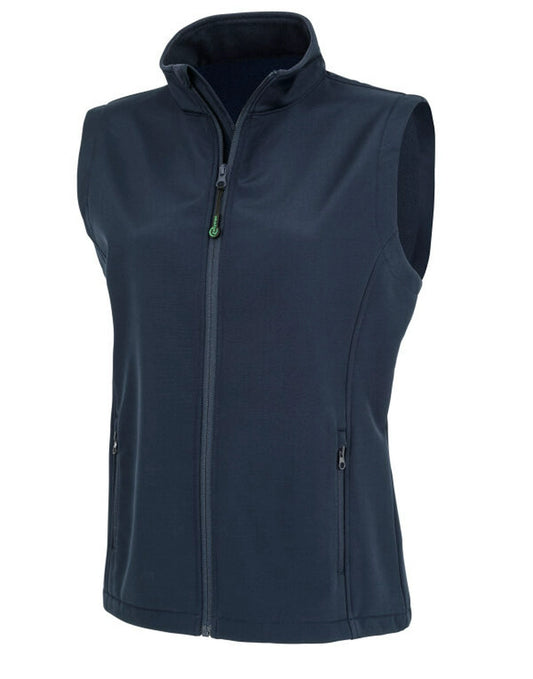 Result R902F Ladies' Recycled 2-Layer Printable Softshell Bodywarmer - COOZO
