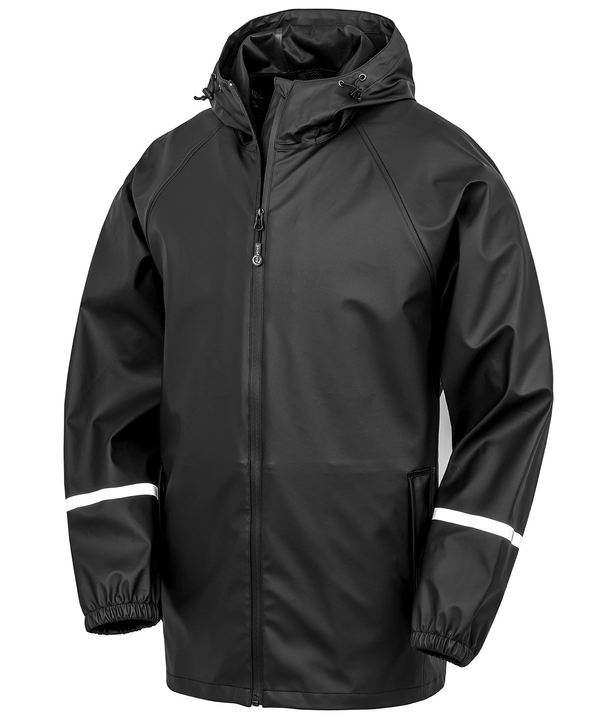 Result R915X Prism PU Waterproof Jacket With Reflective Bands and Recycled Backing
