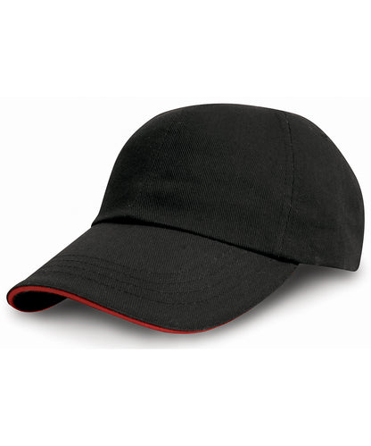 Result RC10P 6 panel Low profile Heavy Cotton Drill Pro-Style Cap 100% Heavy brushed cotton drill - COOZO
