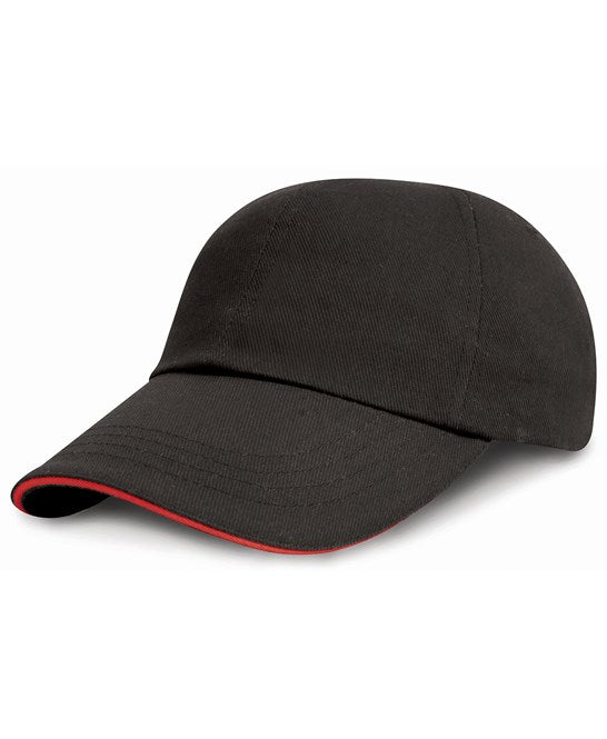 COOZO-Result Low Profile Heavy Brushed Cotton Cap with Sandwich Peak RC24P