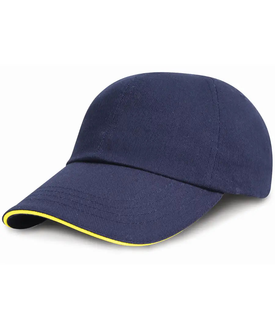 COOZO-Result Low Profile Heavy Brushed Cotton Cap with Sandwich Peak RC24P