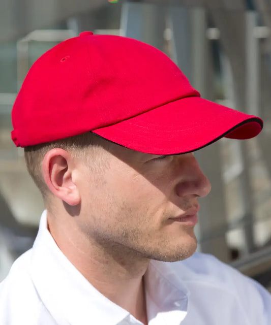 COOZO-Result Low Profile Heavy Brushed Cotton Cap with Sandwich Peak RC24P