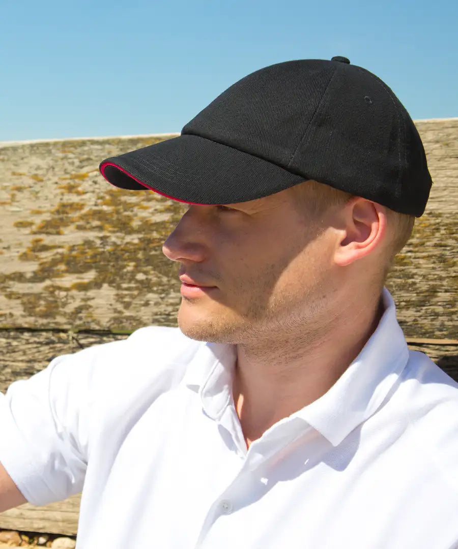 COOZO-Result Low Profile Heavy Brushed Cotton Cap with Sandwich Peak RC24P