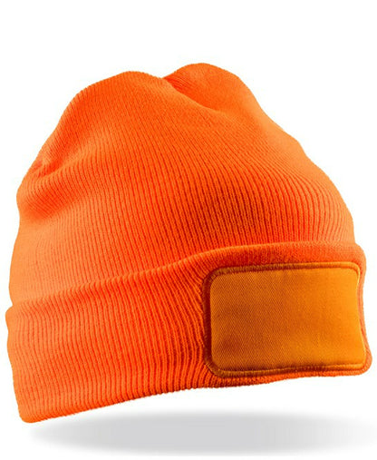 Result RC34X Double Knit Thinsulate? Printers Beanie 100% soft touch acrylic - COOZO