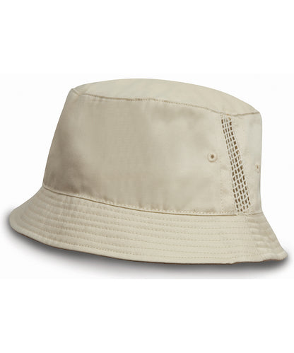 Result RC45X Deluxe Washed Cotton Bucket Hat 100% washed cotton drill - COOZO