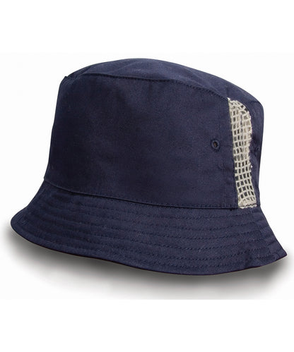 Result RC45X Deluxe Washed Cotton Bucket Hat 100% washed cotton drill - COOZO
