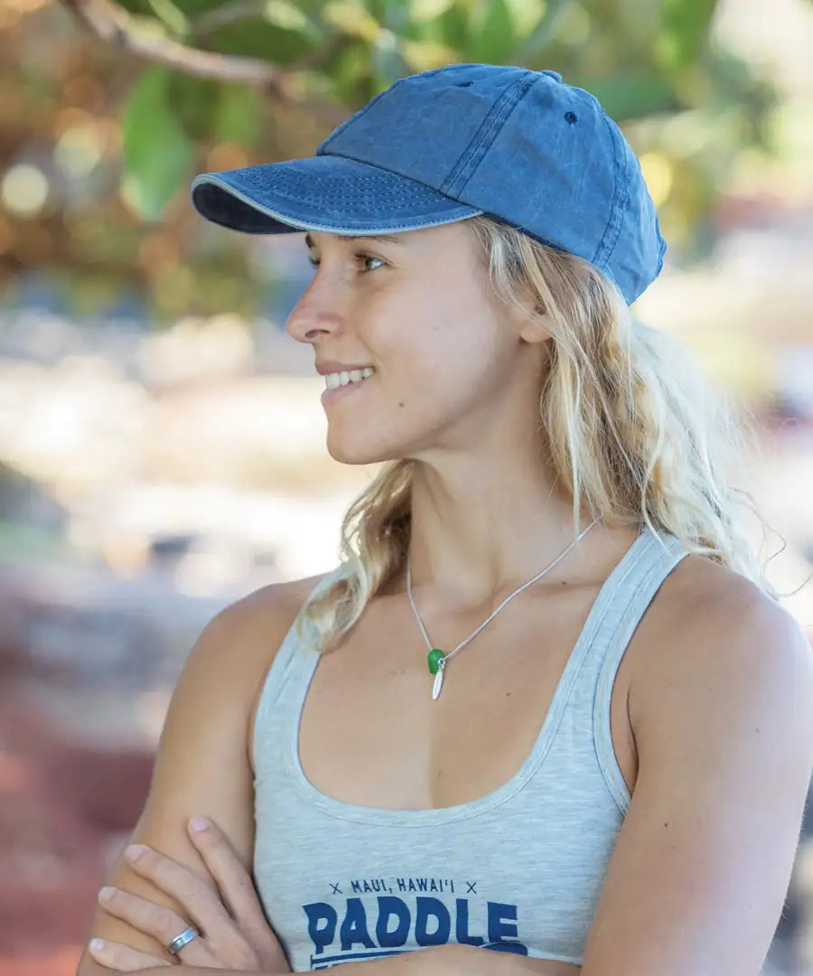 COOZO-Result Washed Fine Line Cotton Cap with Sandwich Peak RC54X