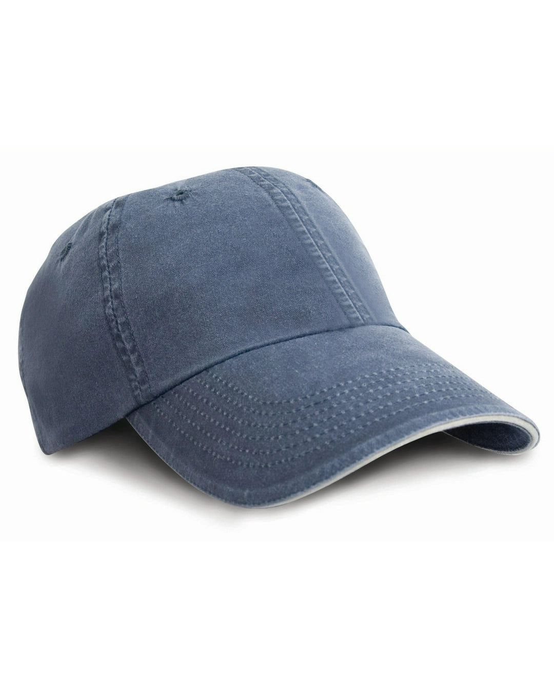 Result RC54X Washed Fine Line Cotton Cap with Sandwich Peak 100% Fine line cotton twill - COOZO