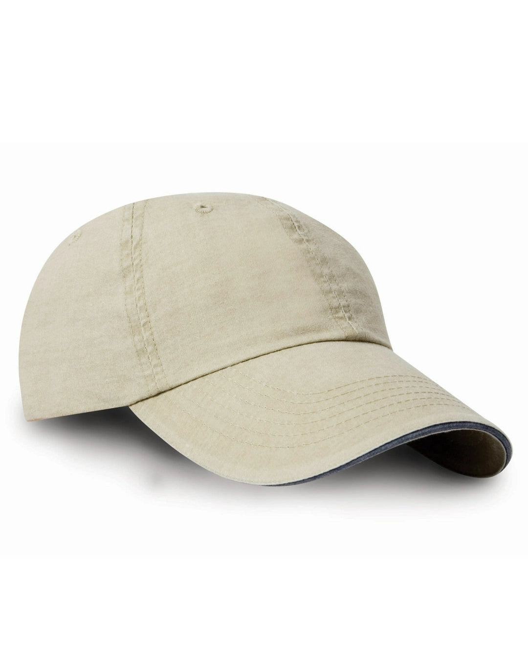 Result RC54X Washed Fine Line Cotton Cap with Sandwich Peak 100% Fine line cotton twill - COOZO