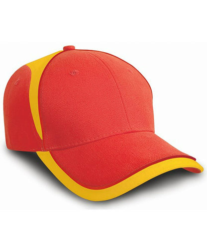 Result RC62X 12 National colours in the range Cap  100% Heavy brushed cotton drill - COOZO
