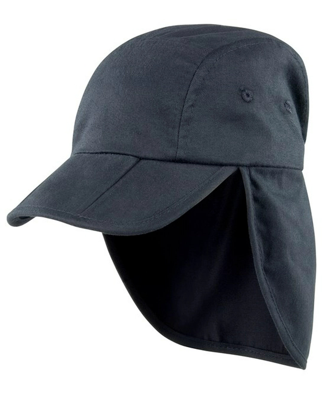 Result RC76J Kids Fold Up Legionnaires Cap with ear and neck protection 100% Polyester - COOZO