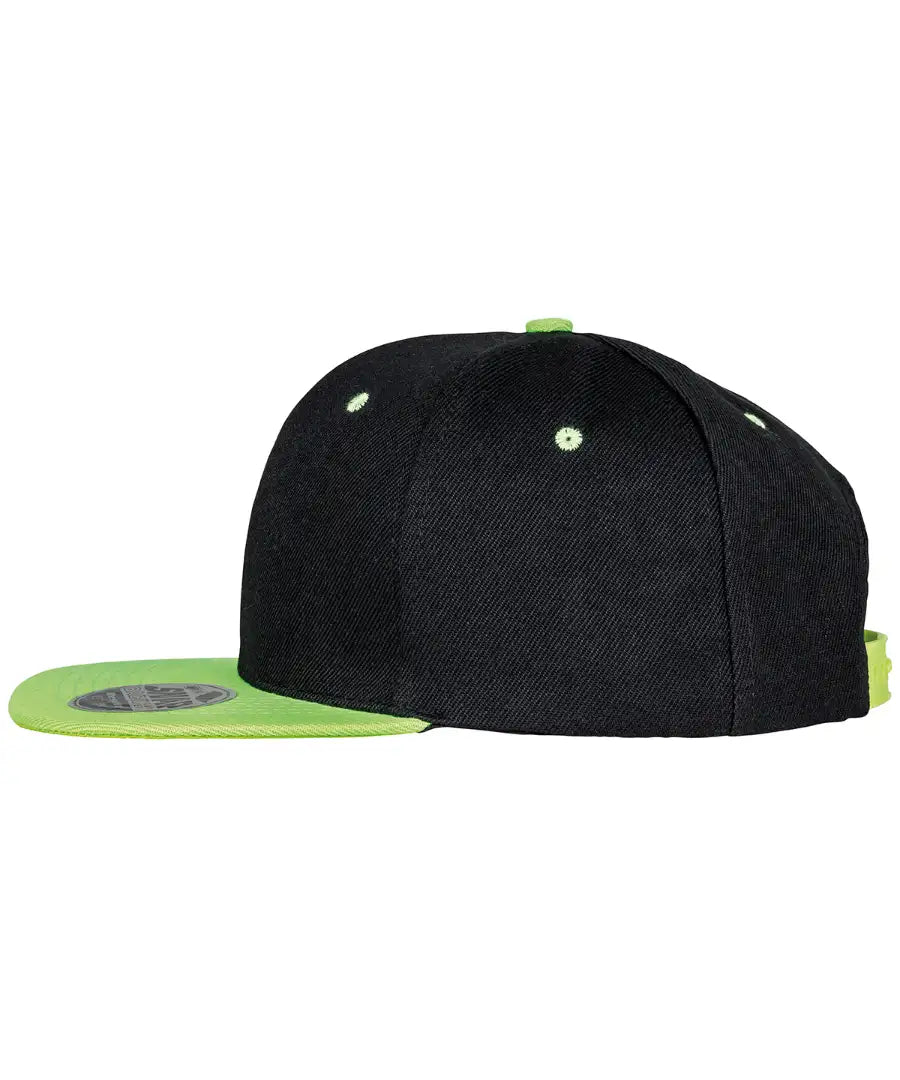 COOZO-Result Bronx Original Flat Peak Snap Back Dual Colour Cap RC82X