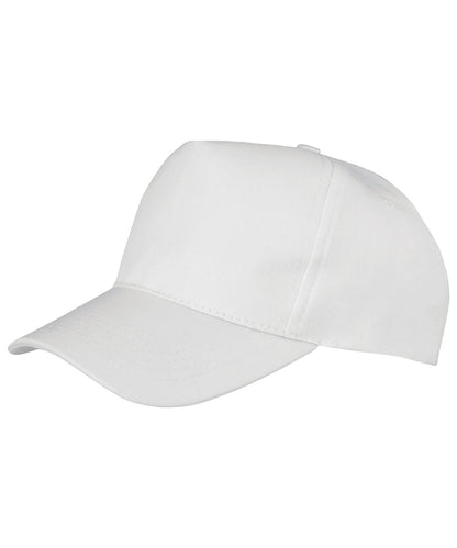 Result RC84J Windproof Breathable Kids Boston 5 Panel Printers Cap - COOZO