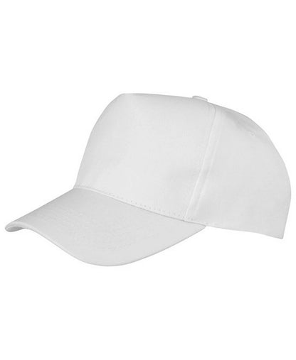 Result RC84X Boston 5-Panel Printers Recycled PU peak Cap - COOZO