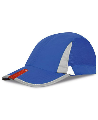 Result RC86X Spiro Sport Cap in a low profile jockey style None-crease sport fabric 100% Polyester - COOZO