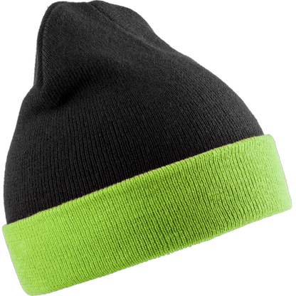 Result RC930X Recycled Black Compass Beanie - COOZO
