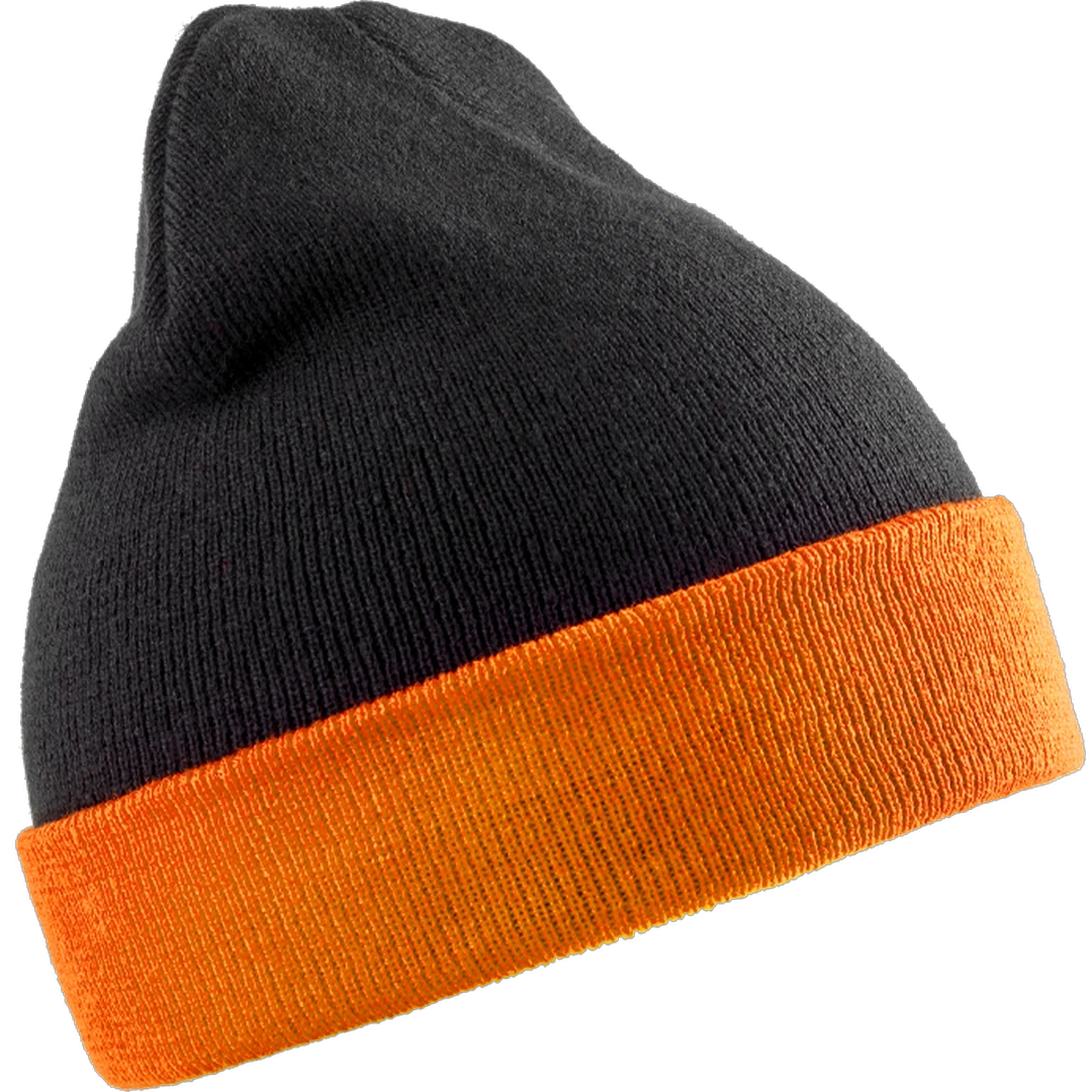 Result RC930X Recycled Black Compass Beanie - COOZO