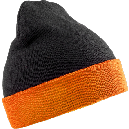 Result RC930X Recycled Black Compass Beanie - COOZO