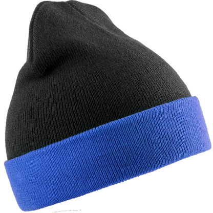 Result RC930X Recycled Black Compass Beanie - COOZO