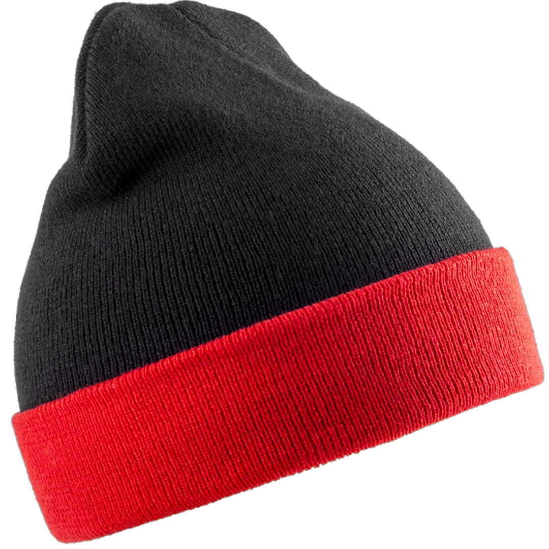 Result RC930X Recycled Black Compass Beanie - COOZO