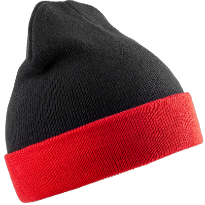Result RC930X Recycled Black Compass Beanie - COOZO