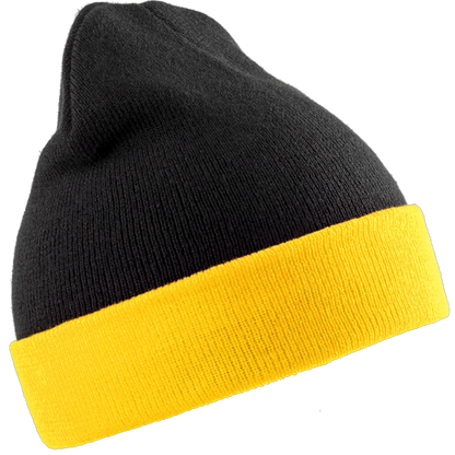 Result RC930X Recycled Black Compass Beanie - COOZO
